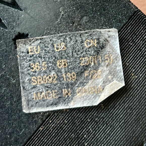 Stuart Weitzman Vail Sport Black Tweed Sandals - Size 6.5 - Excellent Condition - Picture 11 of 16